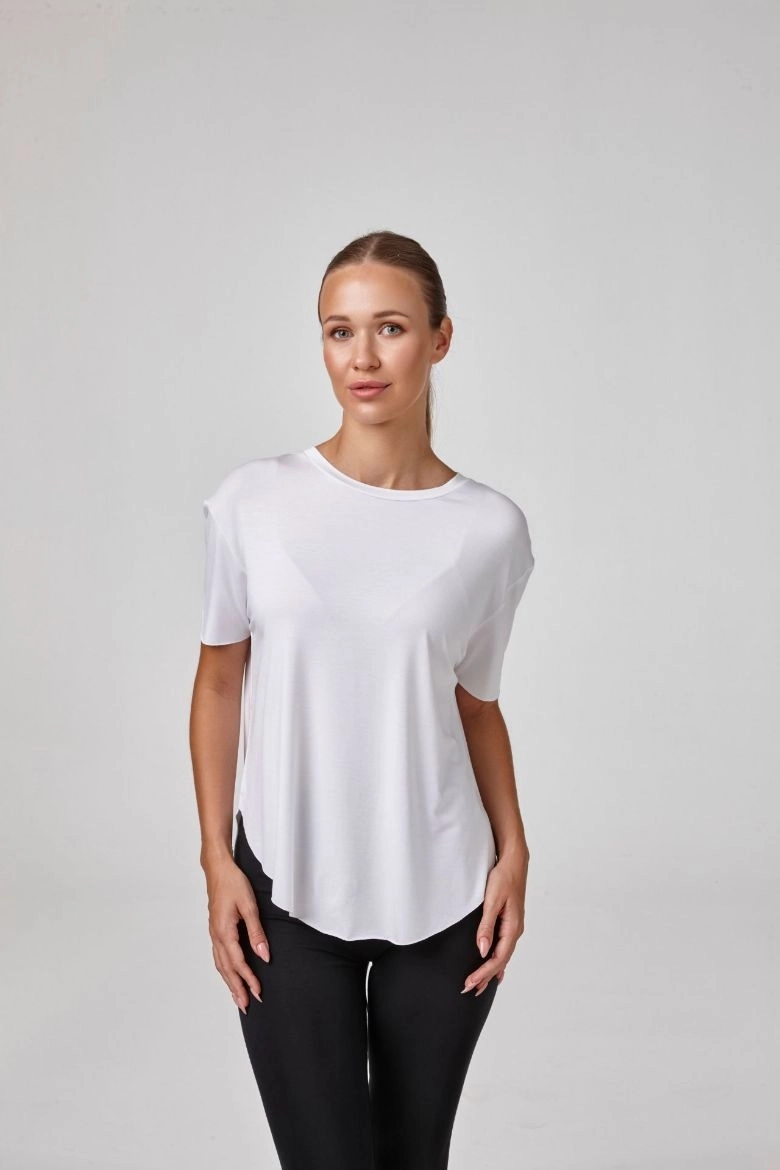 Relactive Kadın Kısa Kollu Sıfır Yaka T-Shirt