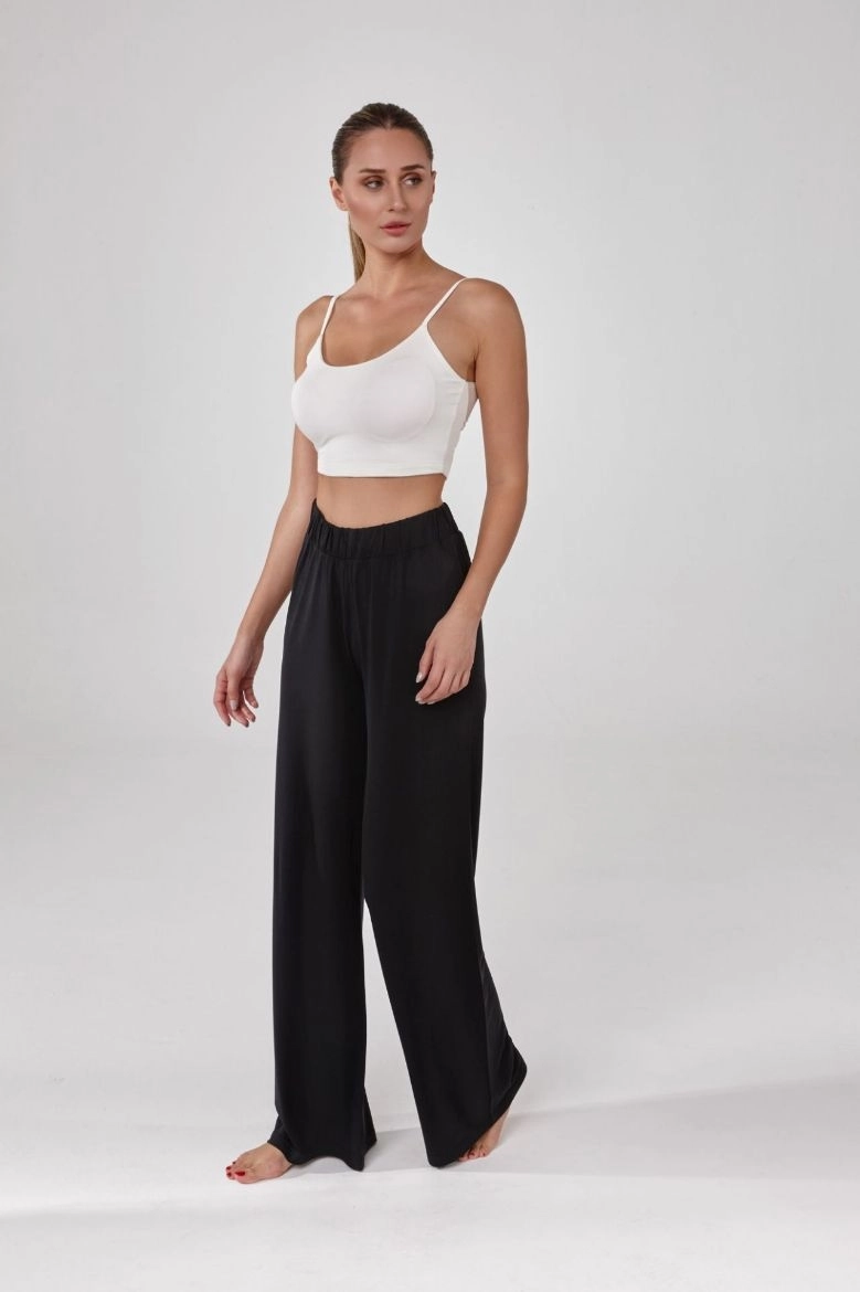 Relactive Kadın Beli Lastikli Bol Paça Pantolon