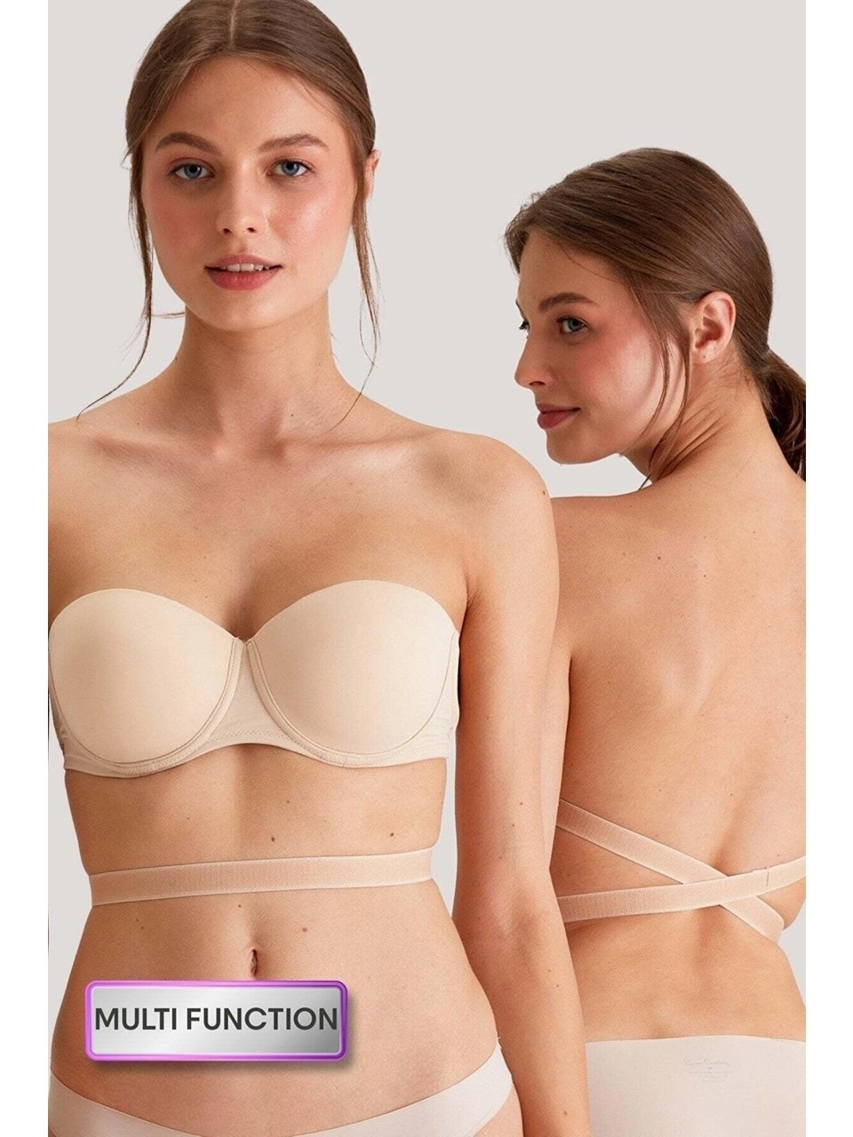 Siena Dolgusuz Straplez Multi Function Bra-Ten