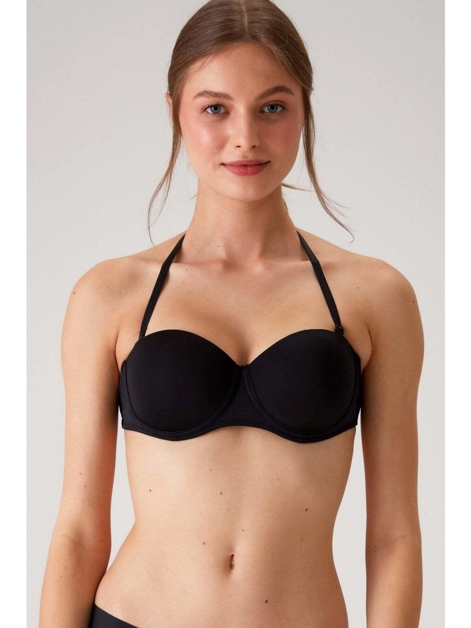 Siena Dolgusuz Straplez Multi Function Bra-Siyah