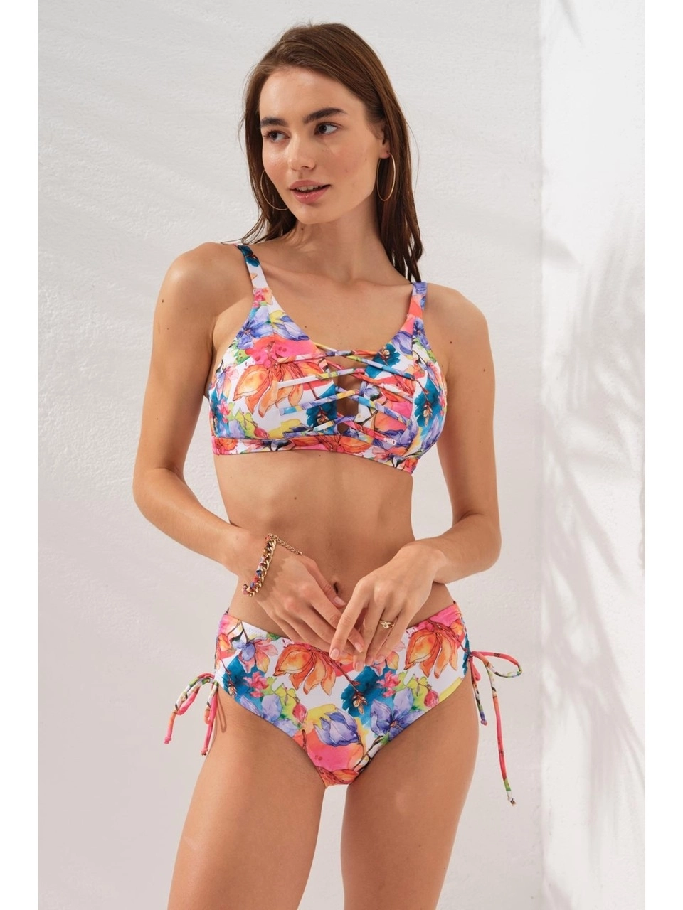 Pierre Cardin Rhode Bantlı Toparlayıcı Bikini-Garden