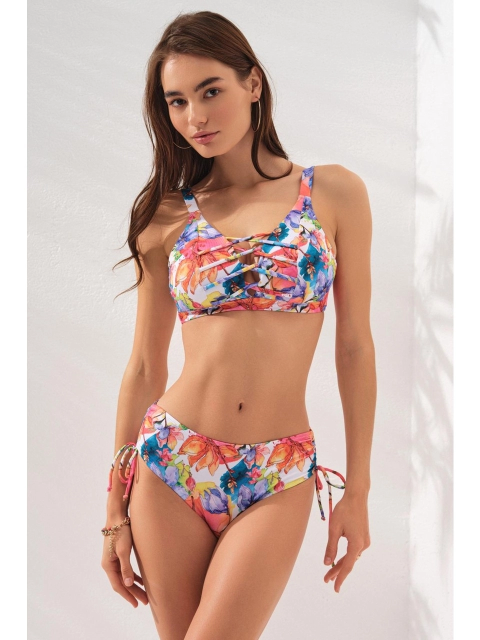Pierre Cardin Rhode Bantlı Toparlayıcı Bikini-Garden