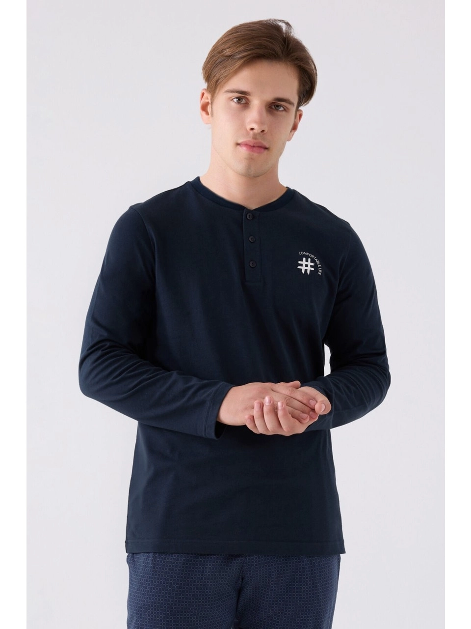 Arnetta 3166 Uzun Kollu Erkek Pijama Takımı