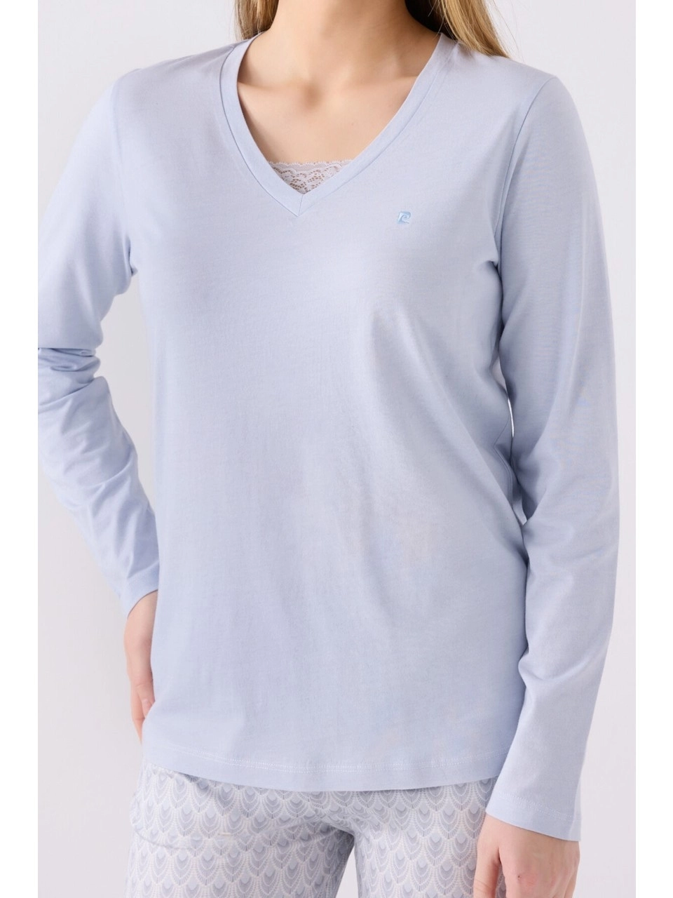 Pierre Cardin 8887 Uzun Kollu Kadın Pijama Takımı
