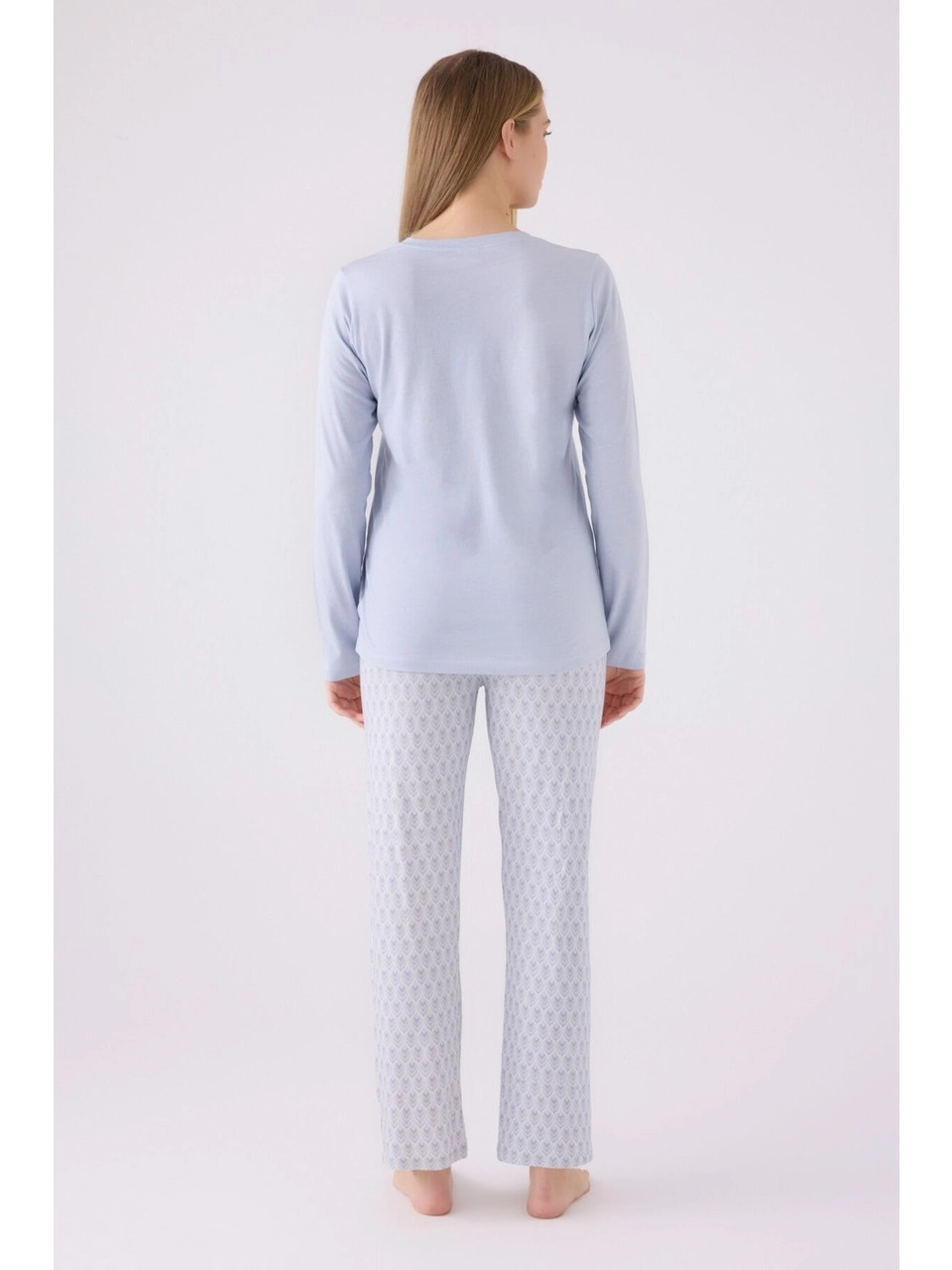 Pierre Cardin 8887 Uzun Kollu Kadın Pijama Takımı