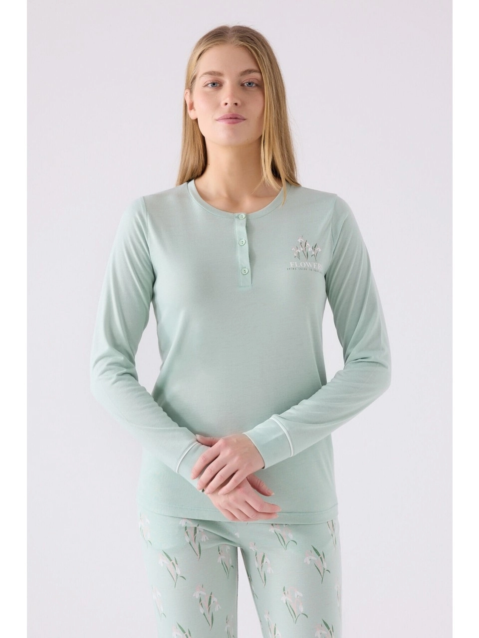 Arnetta 3063 Uzun Kollu Kadın Pijama Takımı