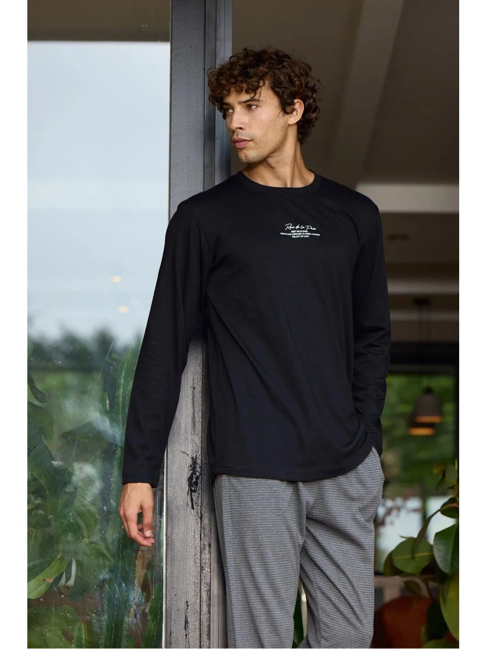 Kly 6024 %100 Pamuk Erkek Pijama Takımı