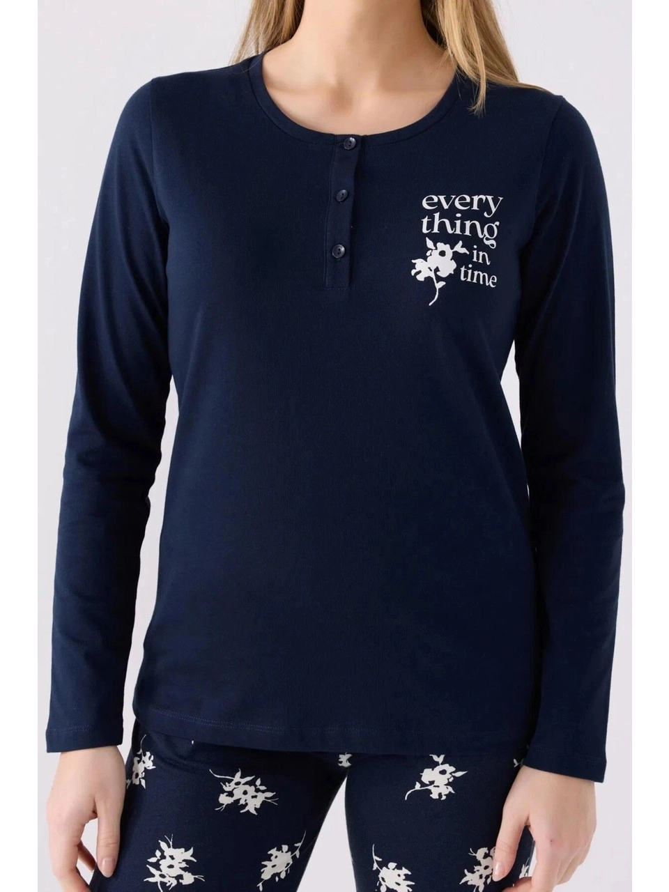 Arnetta 3056 Uzun Kollu Kadın Pijama Takımı