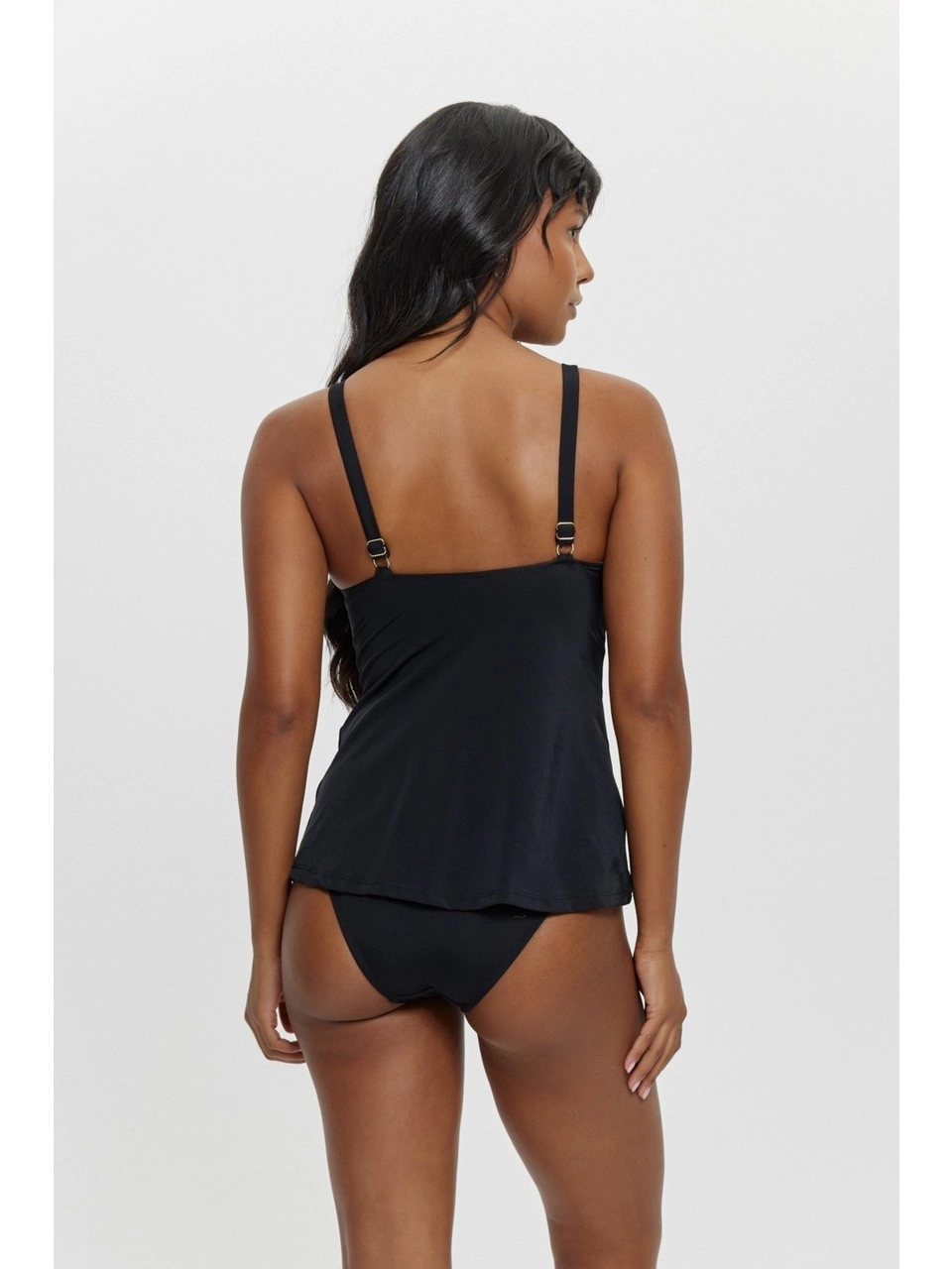 T14000 Toparlayıcı Tankini-Siyah