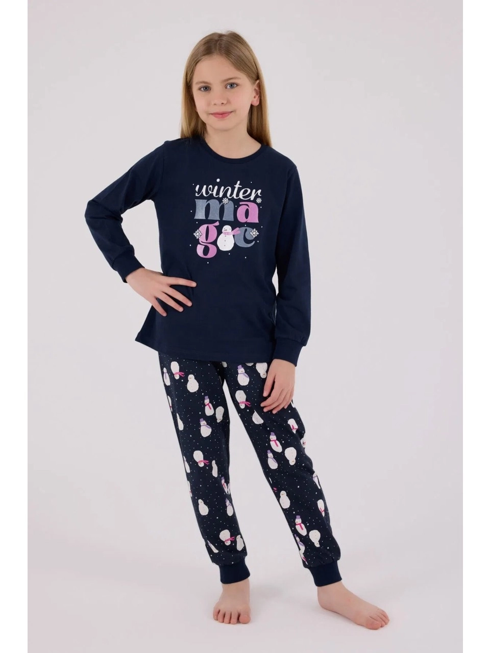 Roly Poly Kız Çocuk Uzun Kol Pijama Takımı