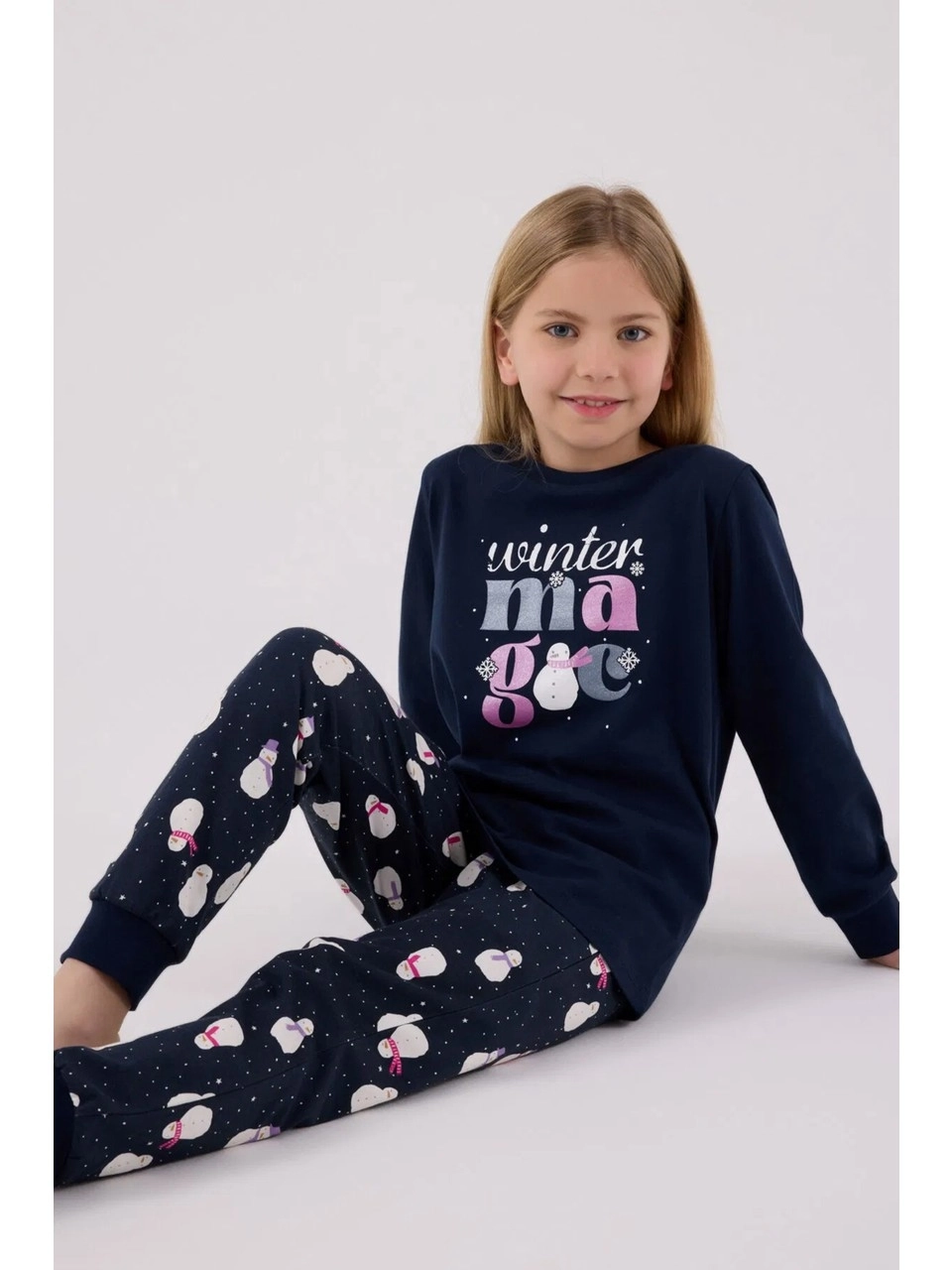Roly Poly Kız Çocuk Uzun Kol Pijama Takımı