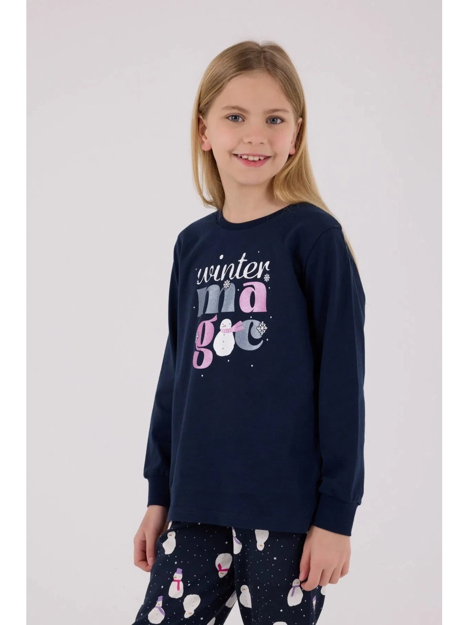 Roly Poly Kız Çocuk Uzun Kol Pijama Takımı
