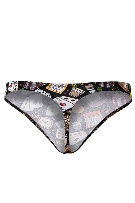 Doreanse 1248 Kıbrıs Desenli Erkek Modal String Tanga