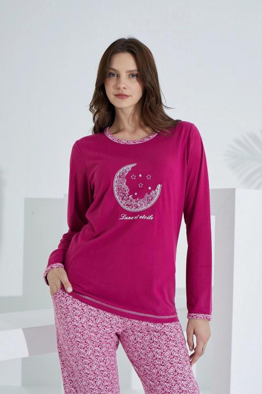 Etoile 98240 Kadın Uzun Kol  Pijama Takımı