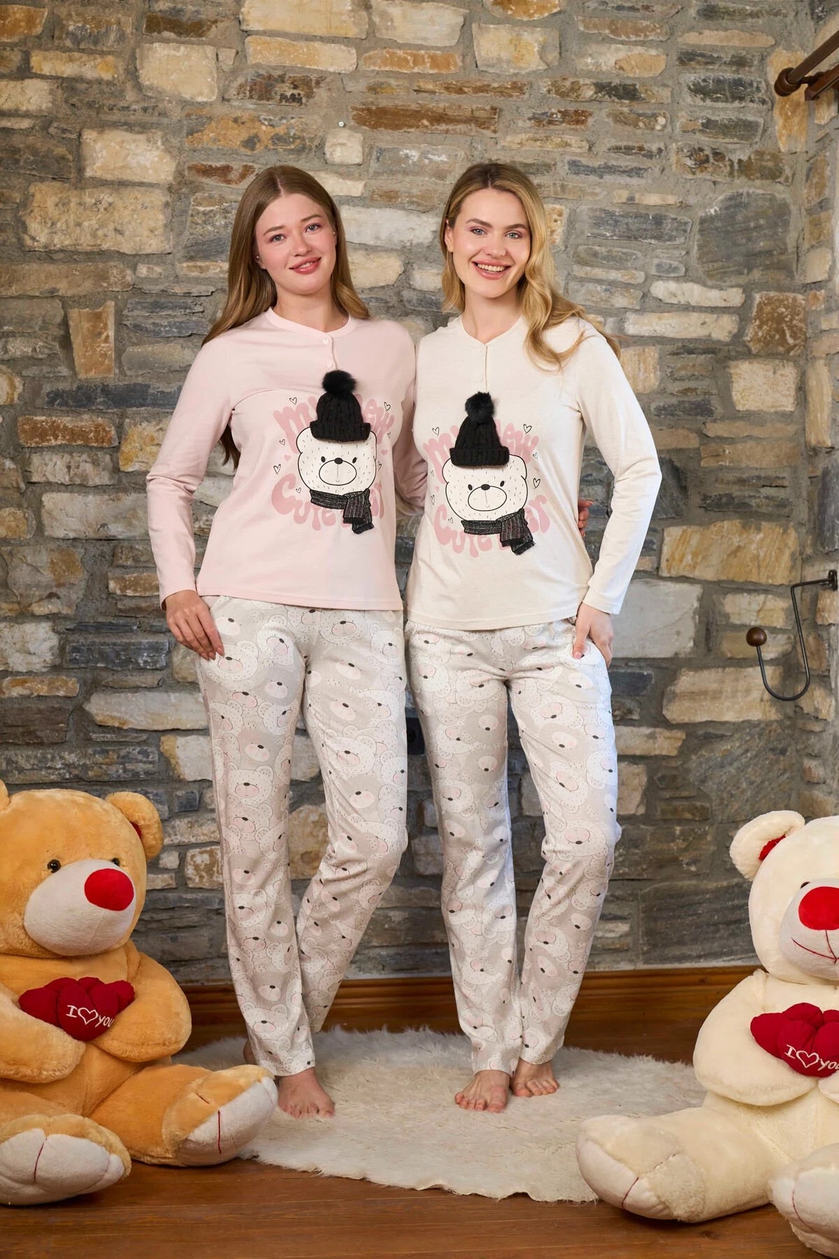 CossybyAqua 26235 Desenli Kadın Pijama Takımı