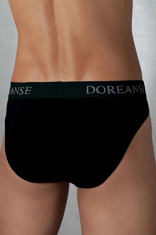 Doreanse 1221 Düz Renk Modal Erkek Slip-Si̇yah