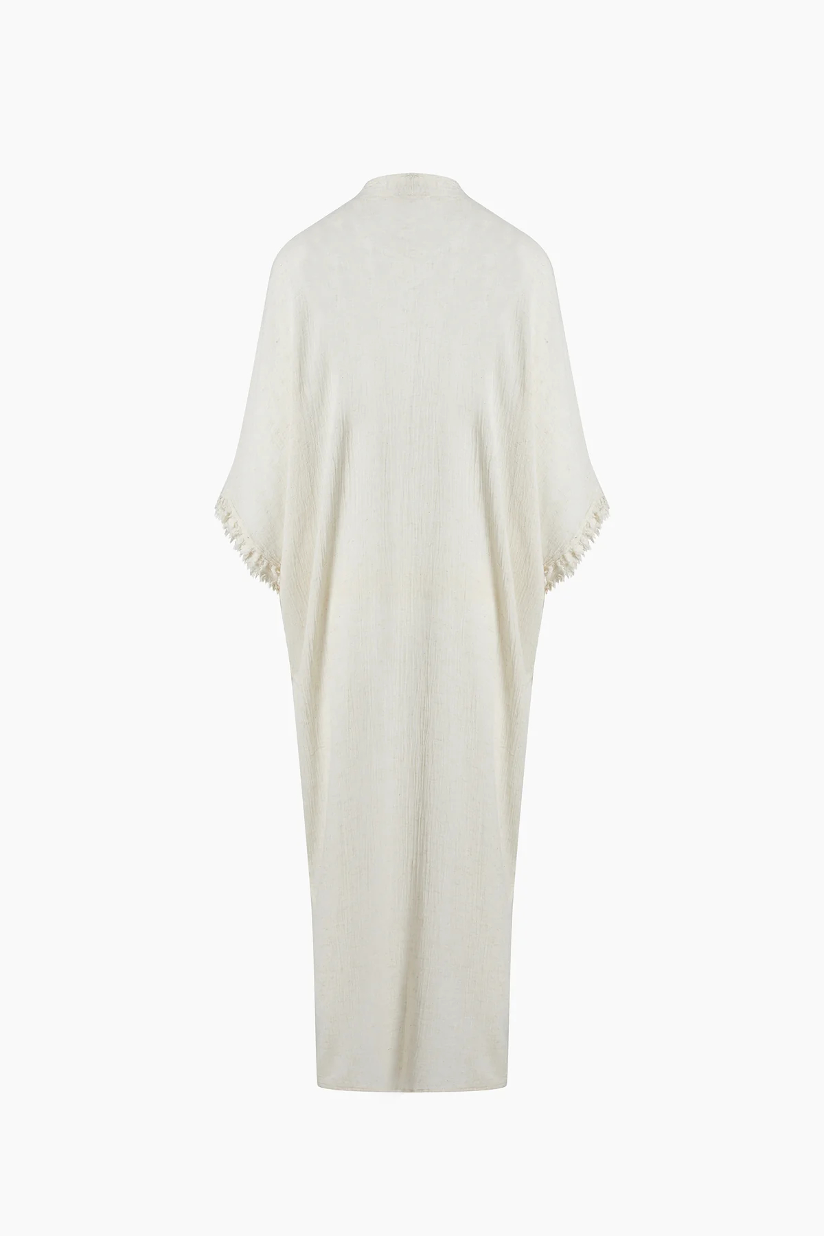 İki Kız Crinkle Keten Kaftan