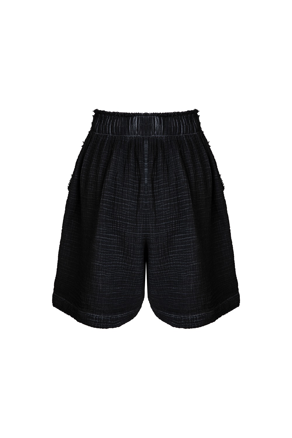 İki Kız Crinkle Bermuda Şort