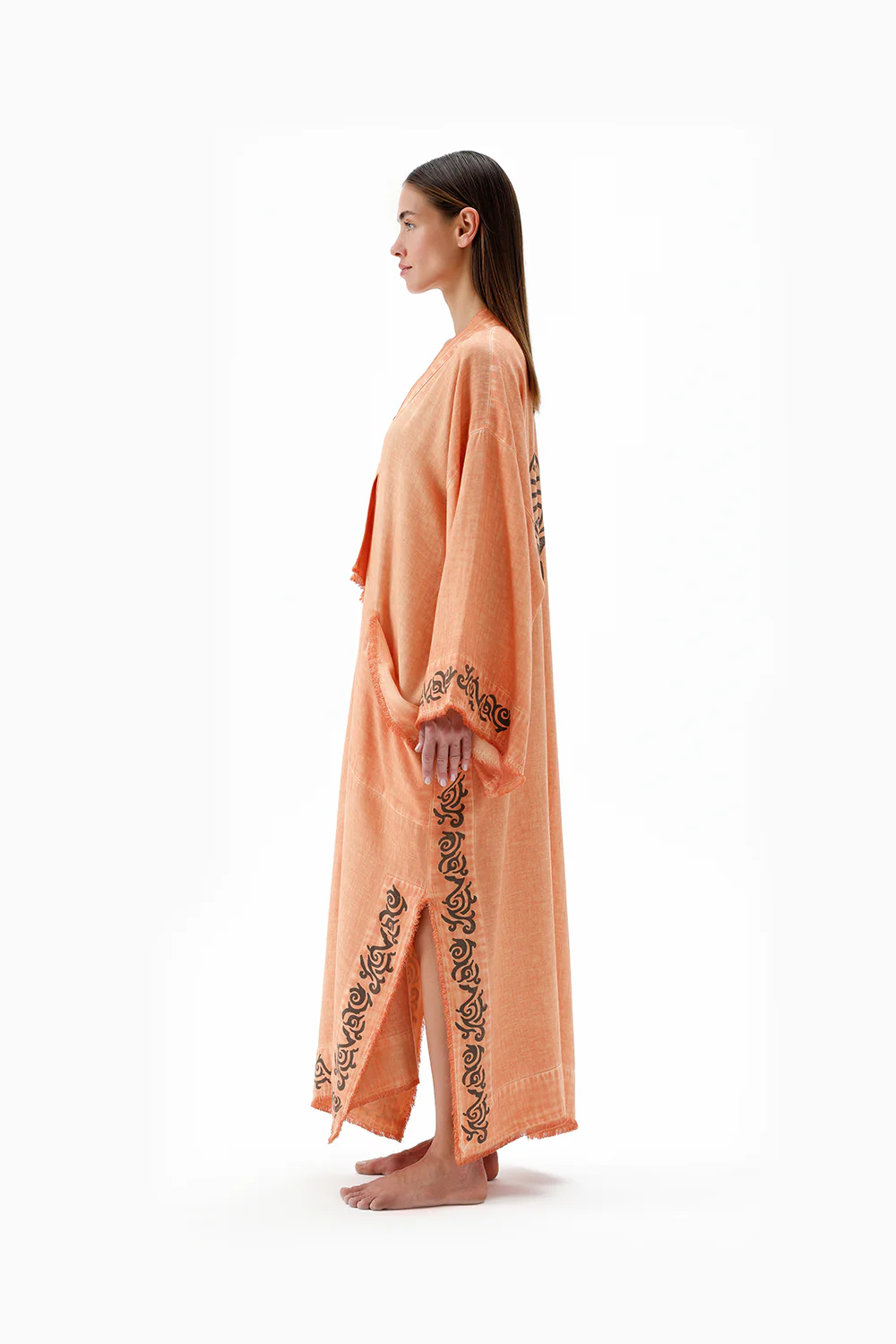 İki Kız Orange Kimono