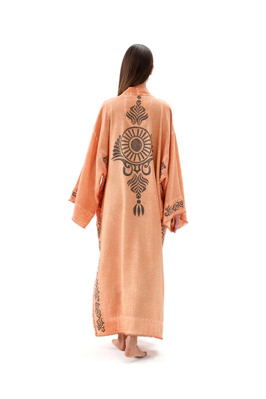 İki Kız Orange Kimono