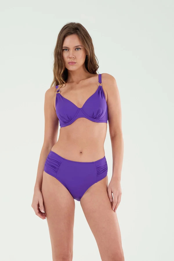 B21129 Boş Kaplı Straplez Bikini Takımı