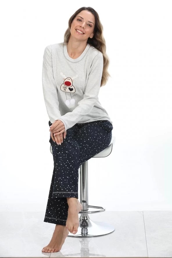 Etoile Kadın Pamuklu Pijama Takımı