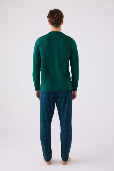 Arnetta 3131 Uzun Kollu  Baba Oğul Erkek Pijama Takımı