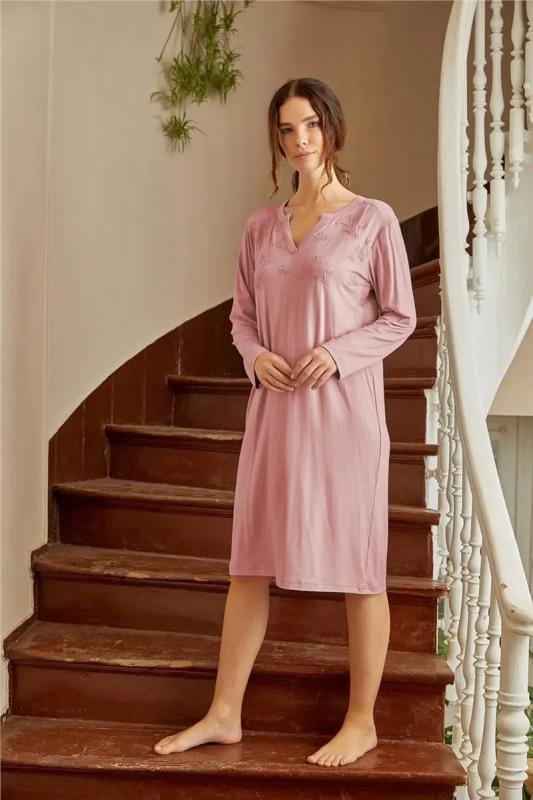 LOUREN BAYAN GECELİK-Pembe