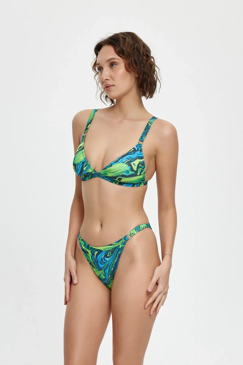 B11089 Sabit Üçgen Bikini Takımı