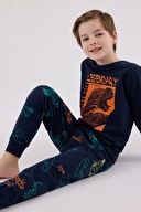 Roly Poly Erkek Çocuk Lacivert Pijama Takımı RP3671-G