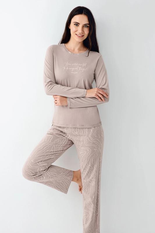 Pierre Cardin Kadın Pijama Takımı PC9096 S VZN Vizon