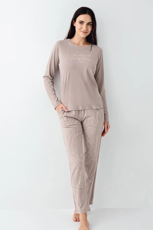 Pierre Cardin Kadın Pijama Takımı PC9096 S VZN Vizon