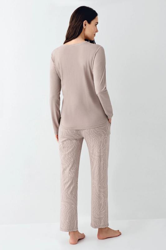 Pierre Cardin Kadın Pijama Takımı PC9096 S VZN Vizon
