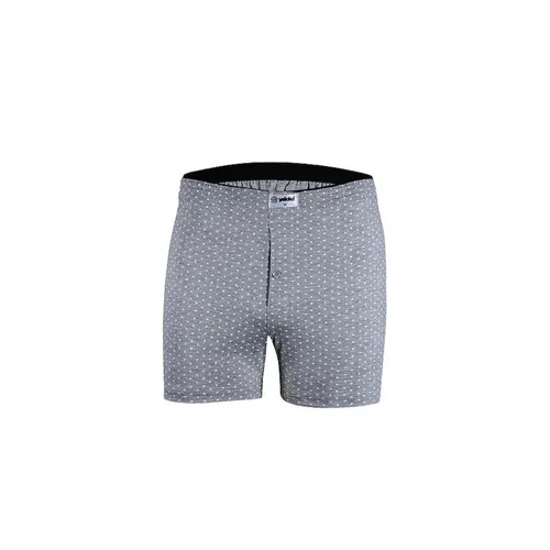 YILDIZLI  HAVLU BEL BOXER-Gri
