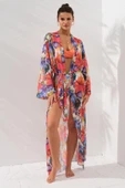 Pierre Cardin Belden Bağlamalı Uzun Kimono  231812-D-Garden