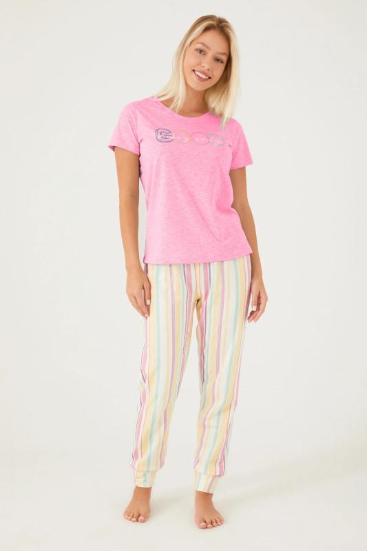 Arnetta 2480 Pamuklu Kısa Kollu Kadın Pijama Takımı