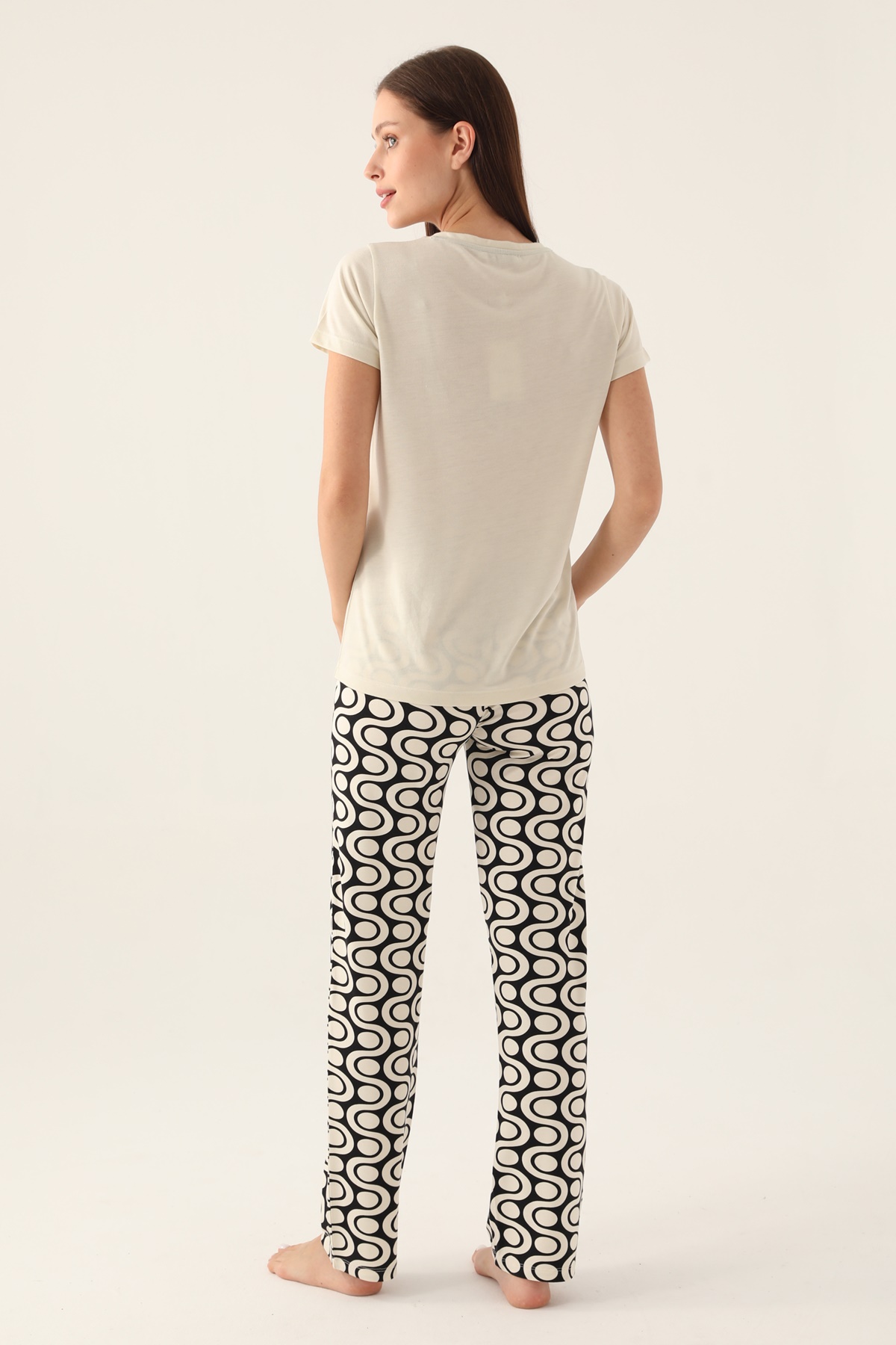 Arnetta 2895 Kısa Kollu Kadın Pijama Takımı
