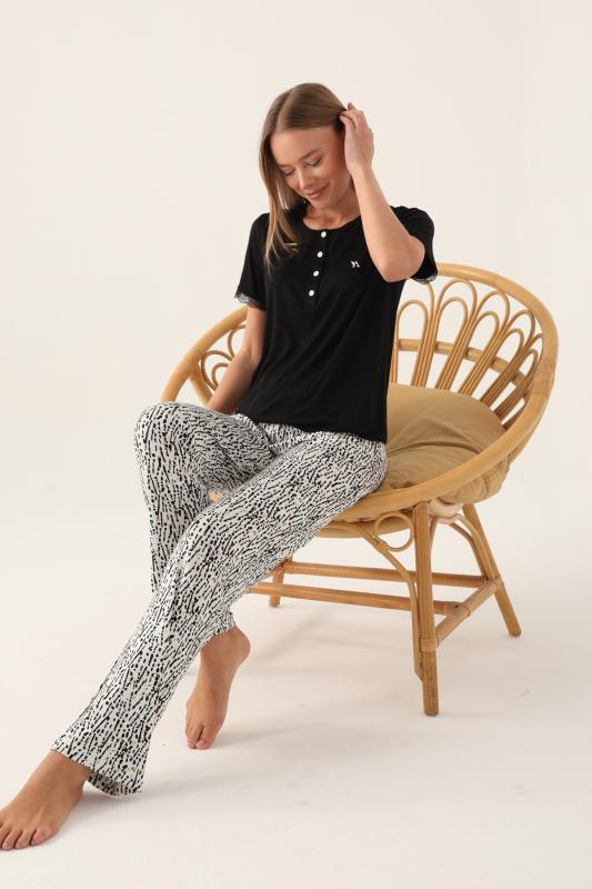 Arnetta 2898 Pamuklu Kısa Kollu Kadın Pijama Takımı