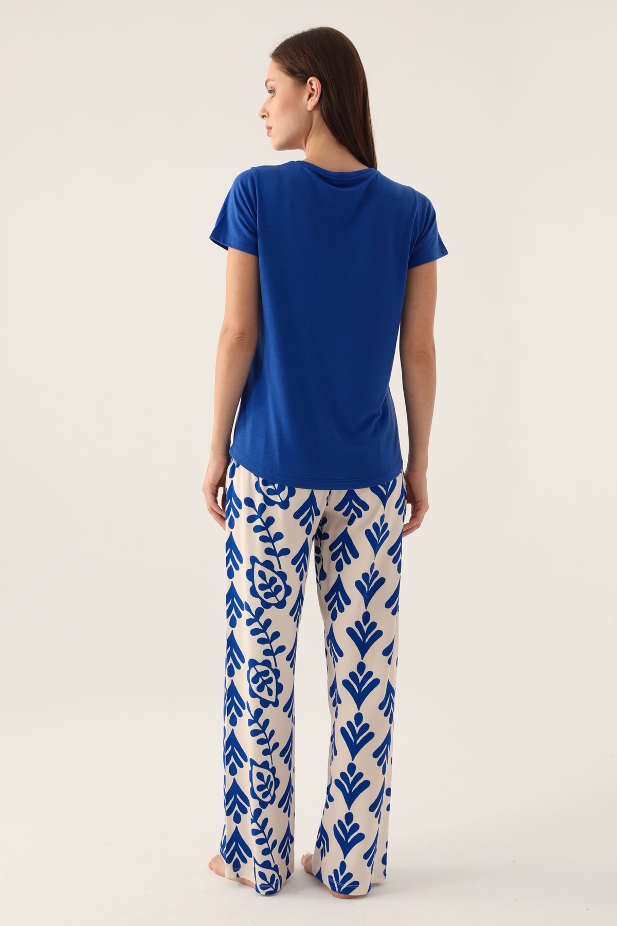 Arnetta 2922 Kısa Kollu Altı Dokuma Kadın Pijama Takımı