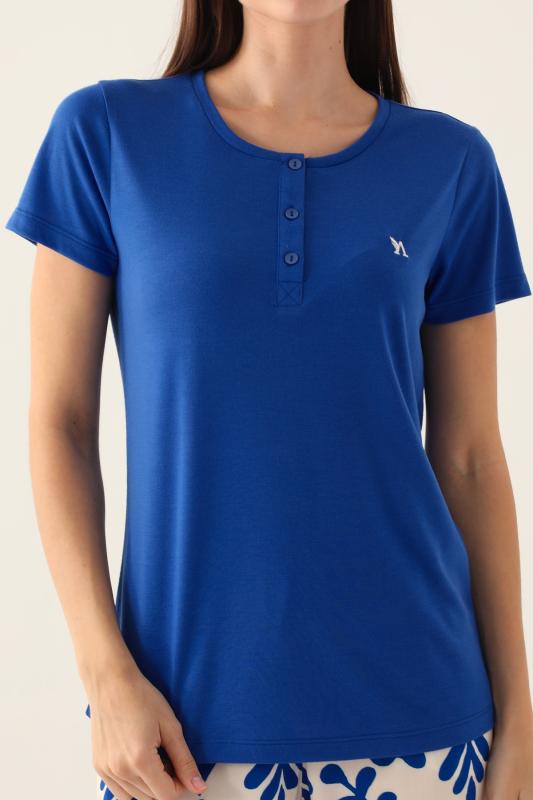 Arnetta 2923 Kısa Kollu Patlı Kadın Pijama Takımı