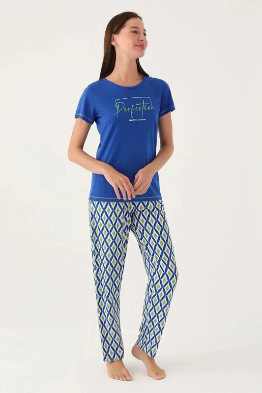 Arnetta 2931 Altı Dokuma Kısa Kollu Kadın Pijama Takımı