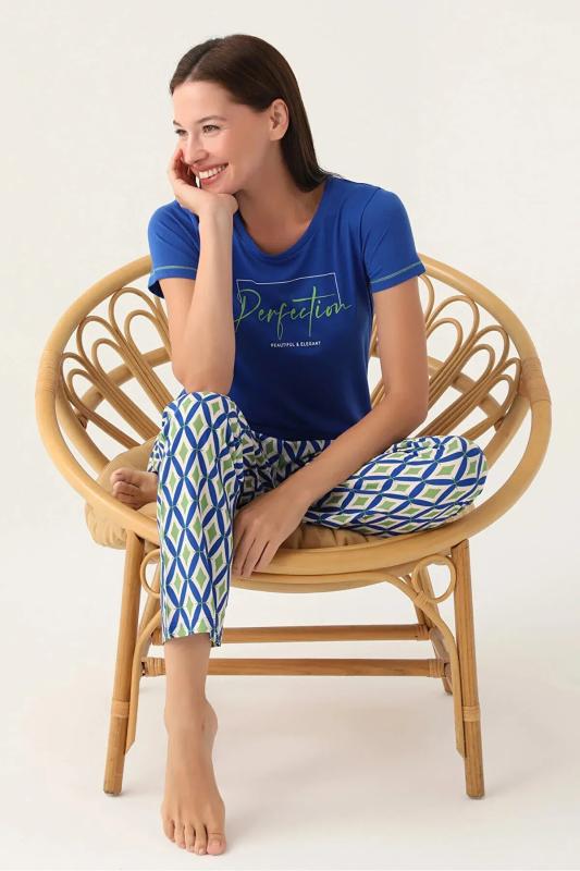 Arnetta 2931 Altı Dokuma Kısa Kollu Kadın Pijama Takımı
