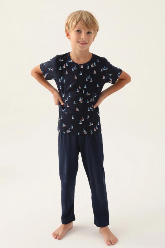 Arnetta 2992 Pamuklul Baba Oğul Kısa Kolu Erkek Garson Pijama Takımı