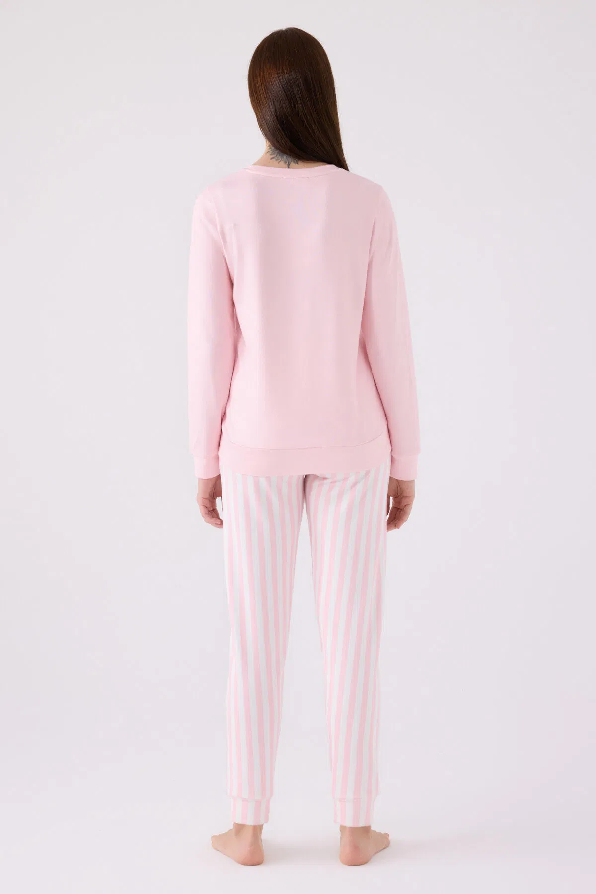 Arnetta 3060 Pembe Uzun Kollu Kadın Pijama Takımı