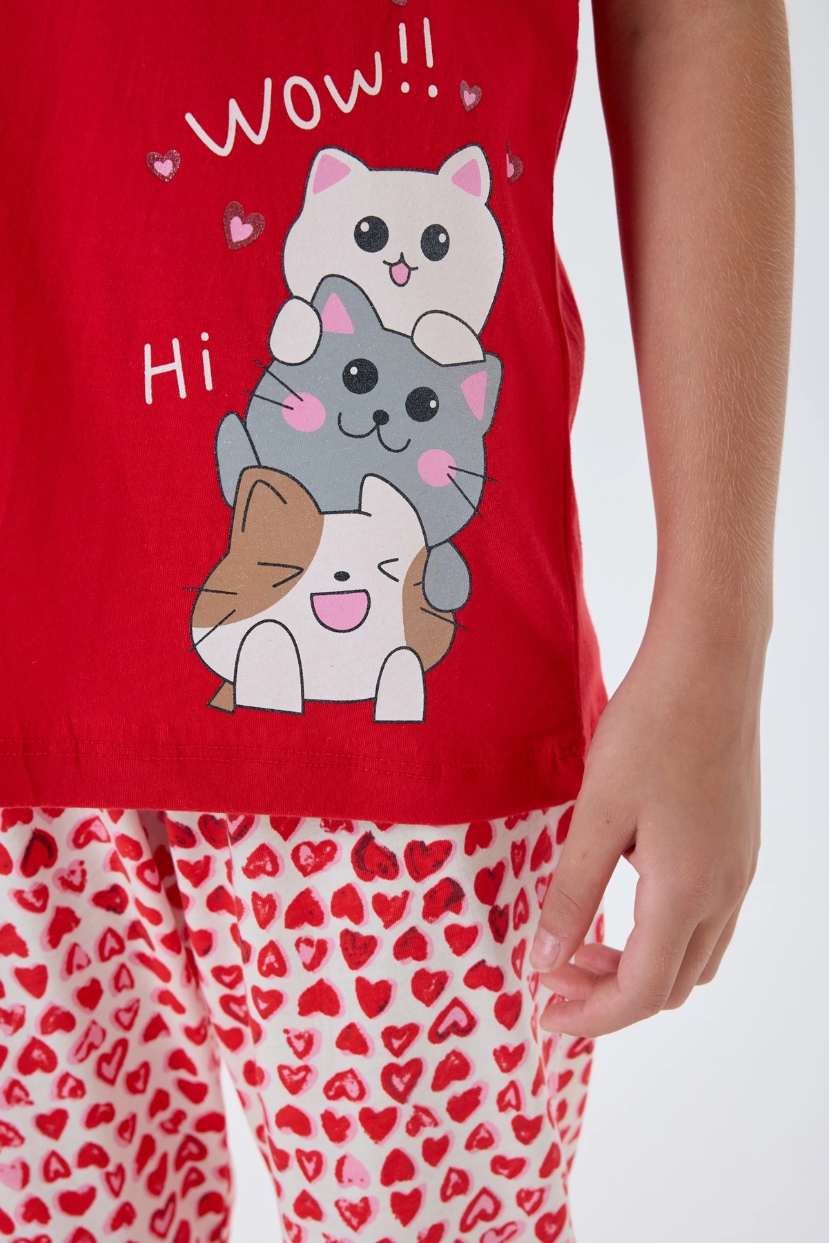 Arnetta 3581 Kız Çocuk Kısa Kollu Pijama Takımı