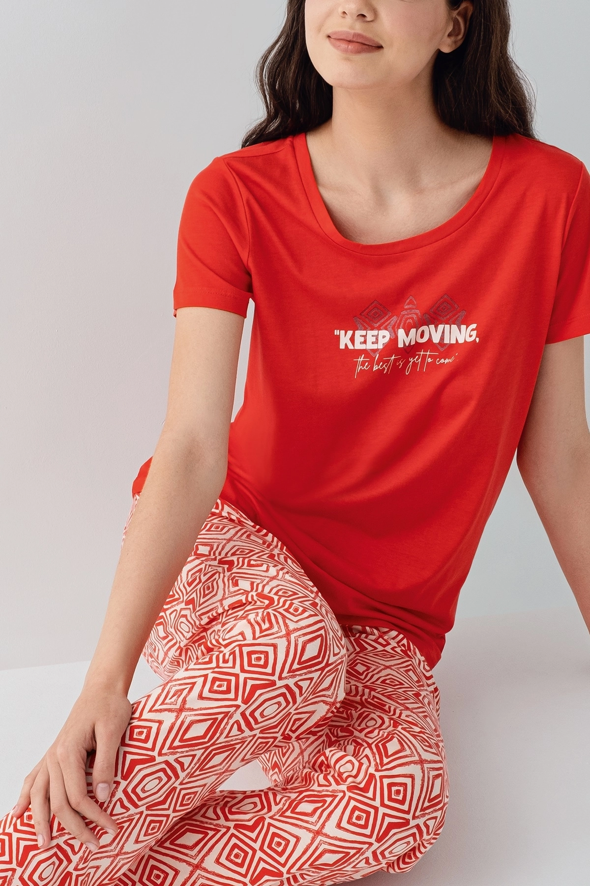 Arnetta 3611 Kadın Kısa Kollu Pijama Takımı