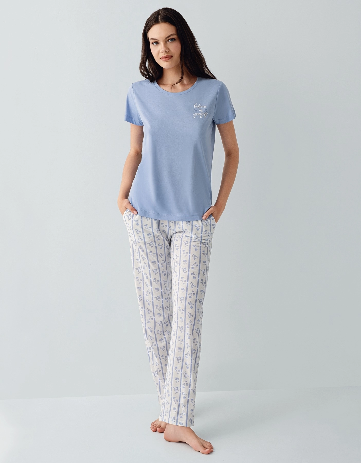 Arnetta 3617 Kadın Kısa Kollu Pijama Takımı