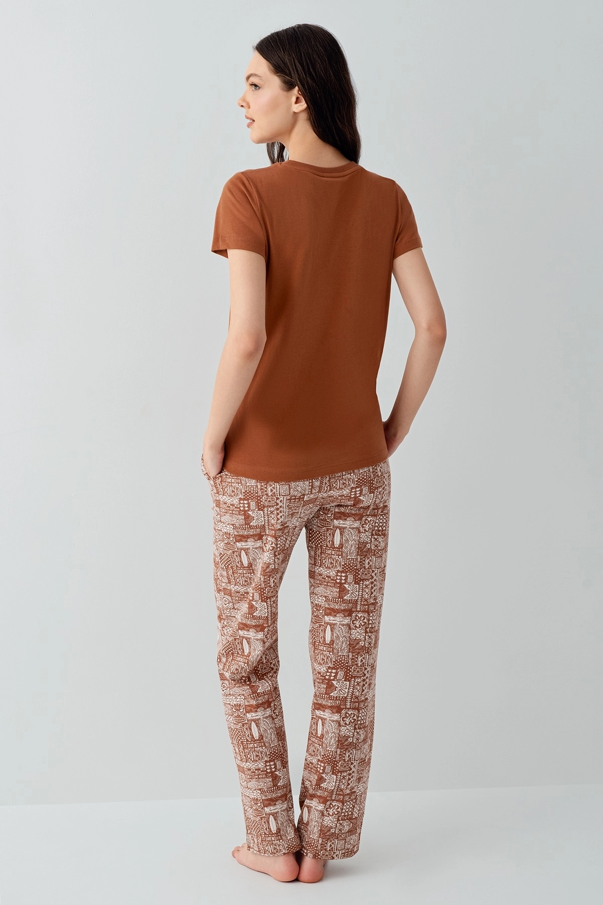 Arnetta 3664 Kadın Kısa Kollu Pijama Takımı