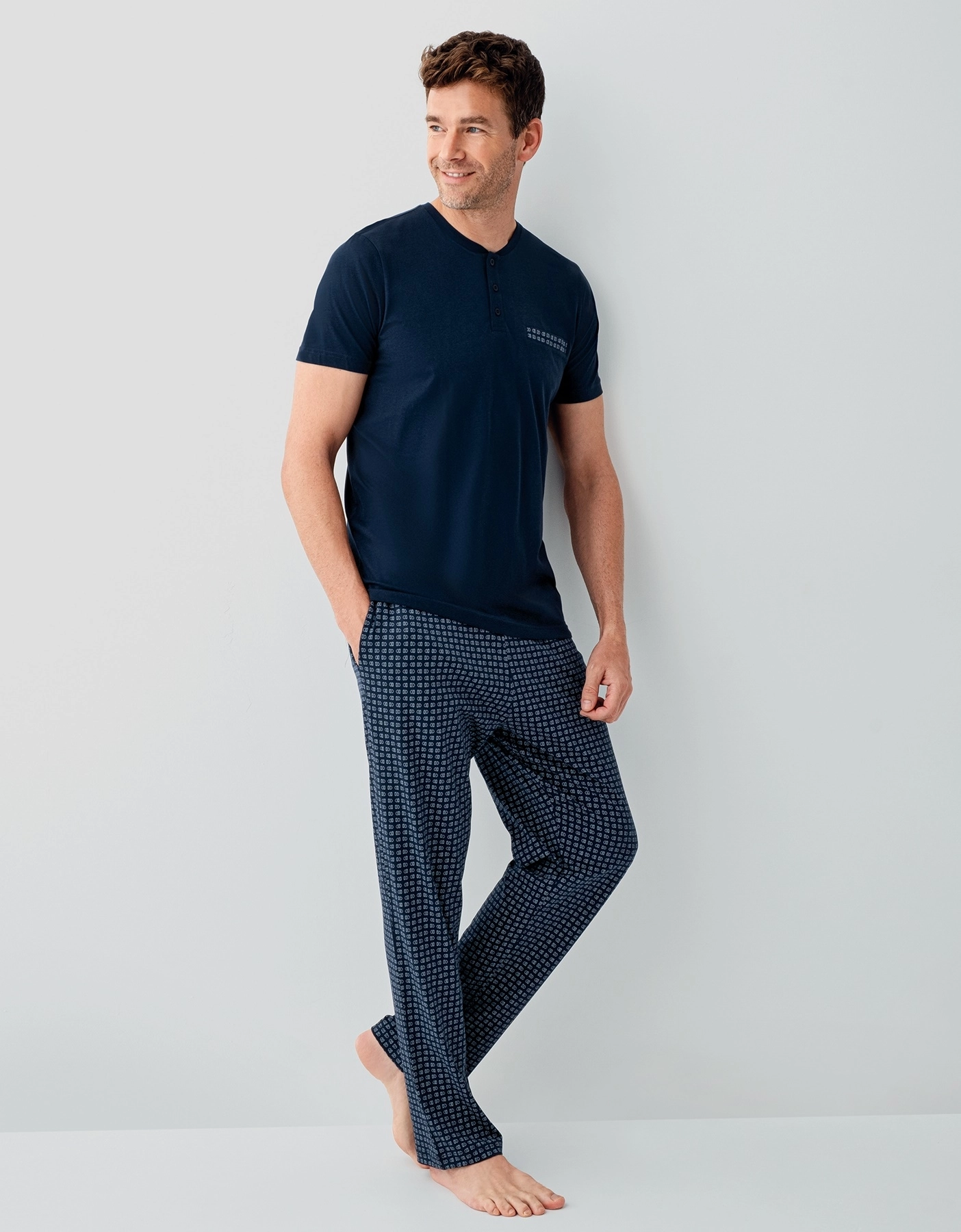 Arnetta 3688 Erkek Kısa Kollu Pijama Takımı