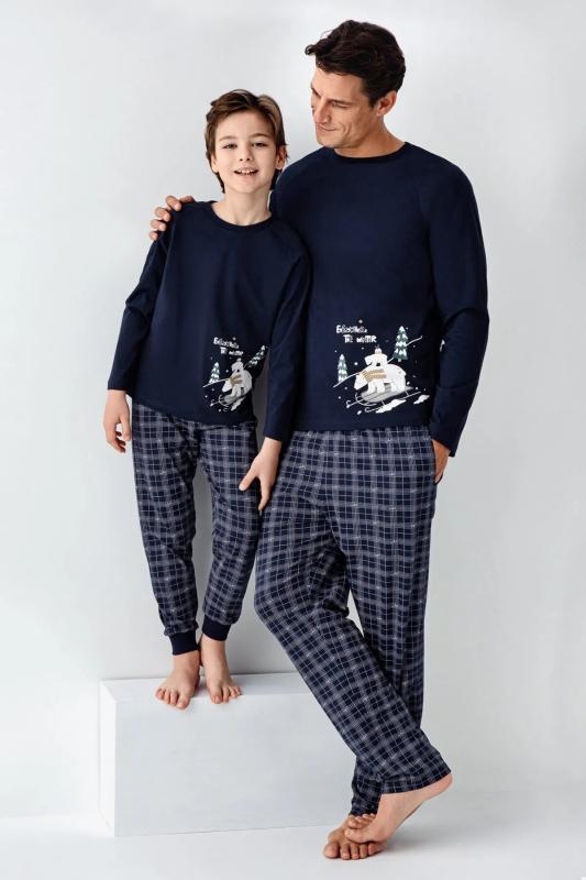 Arnetta Erkek Lacivert Pijama Takımı 3444-S